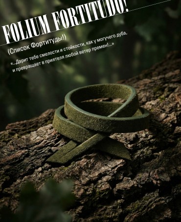 Ремешок на сумку-БРАСЛЕТ-держатель Брелока Унисекс Pi-FOLIUM FORTITUDO!